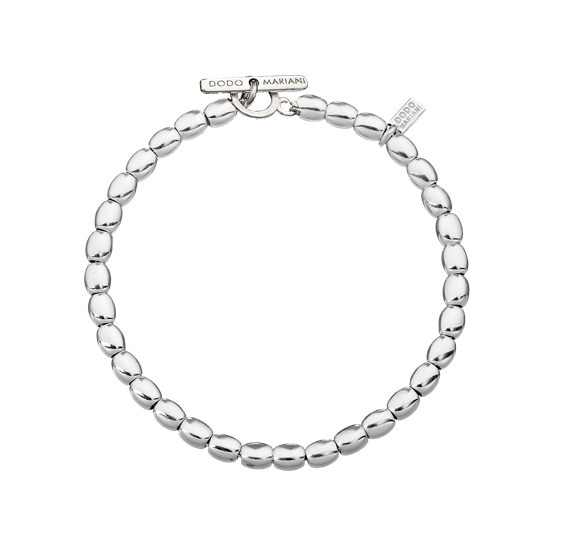 Bracelet Dodo Mariani Ovo lucido in Silver BR50/21 - BR50/21